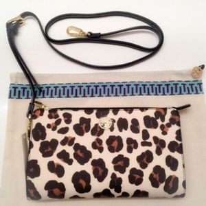 Tory Burch Robinson Leopard Print Crossbody